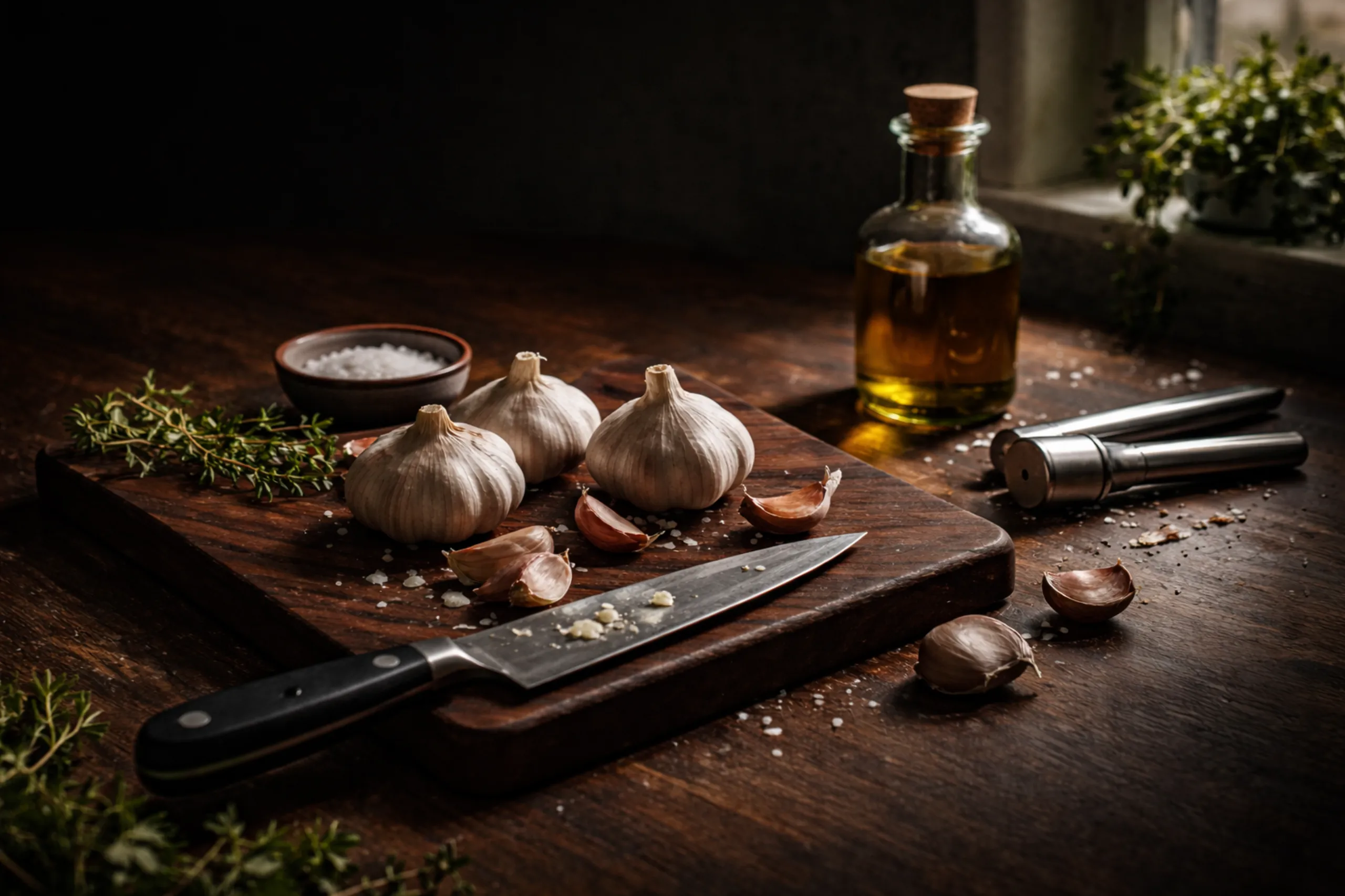 Garlic Shop Hero-Hintergrund