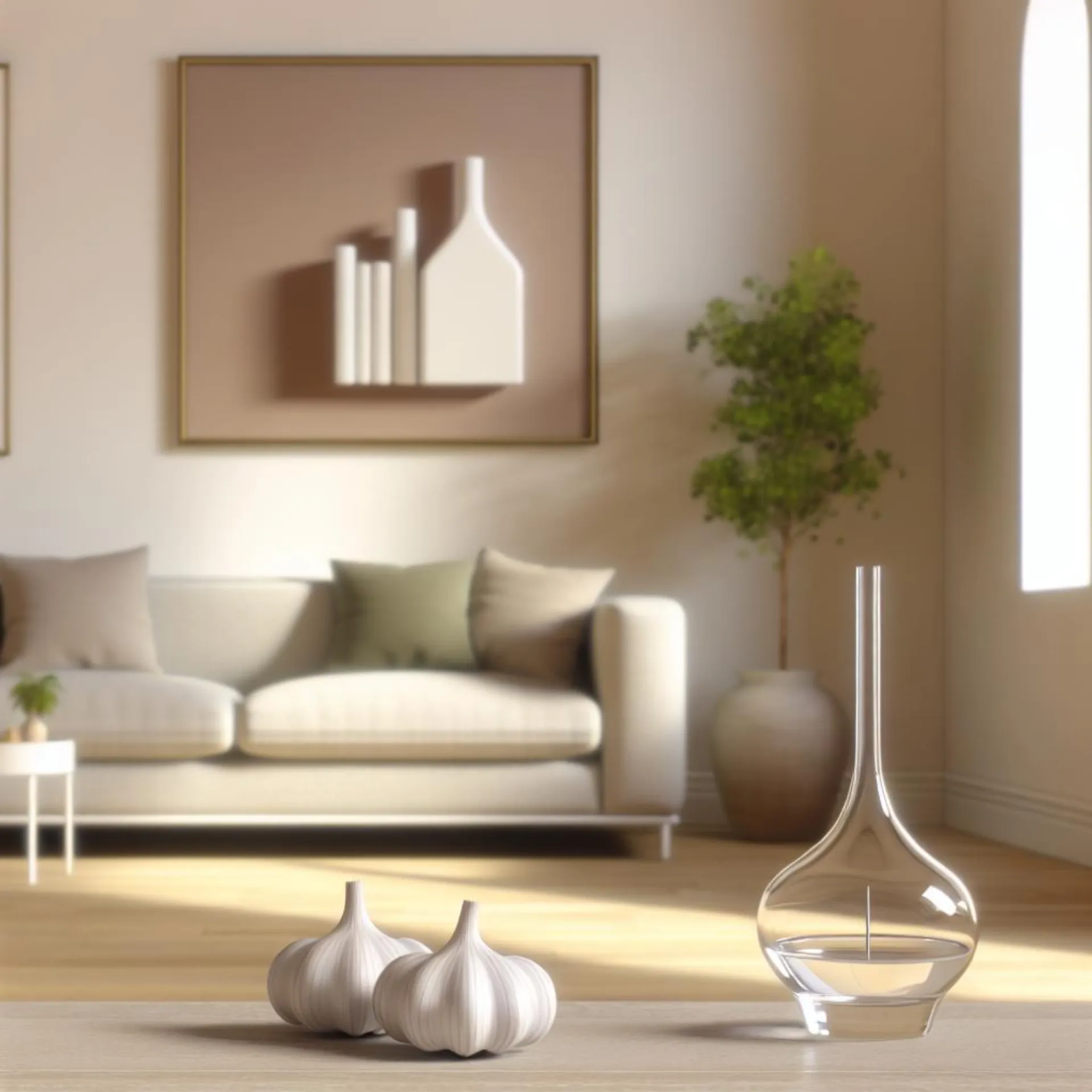 Diseño de interiores con aroma a ajo para hogares acogedores