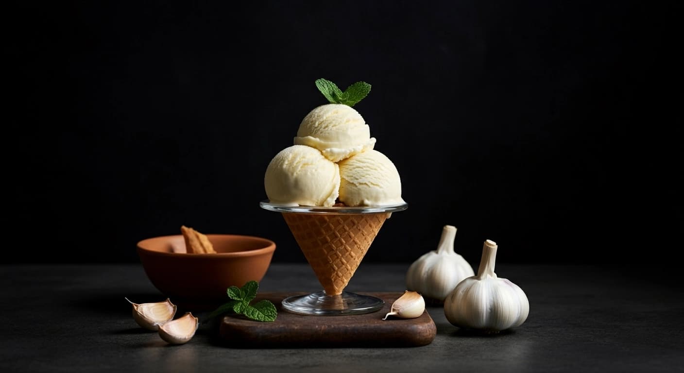 Crème Glacée à l’Ail Une Arme Sucrée et Froide pour les Amoureux de l’Allicine