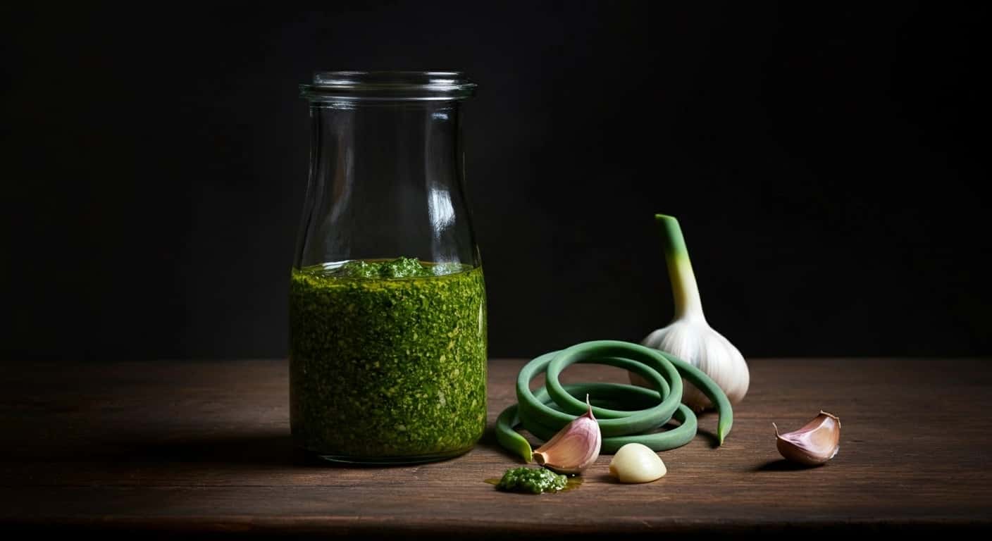Knoblauchschoss-Pesto: Die lebendige Sauce aus der frühen Sommerernte