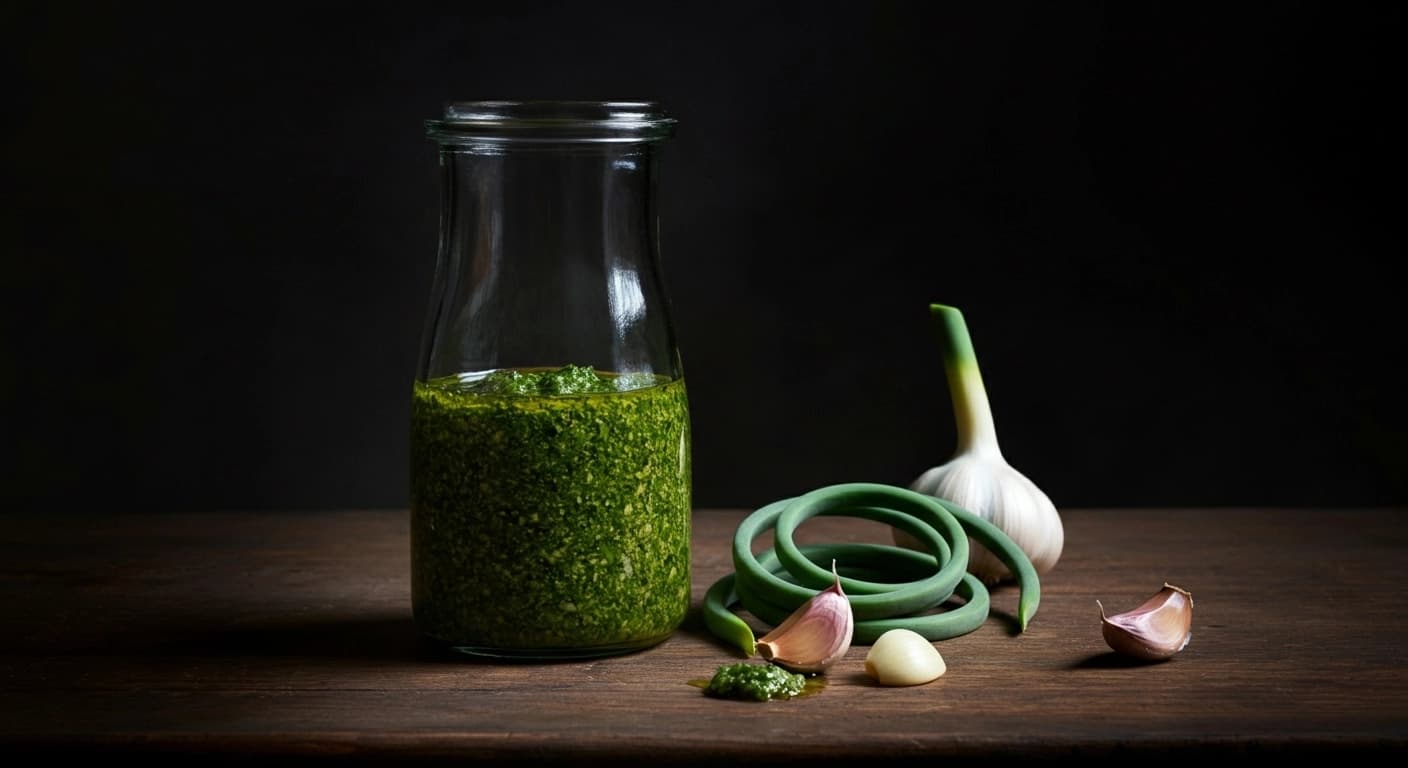 Knoblauchschoss-Pesto: Die lebendige Sauce aus der frühen Sommerernte
