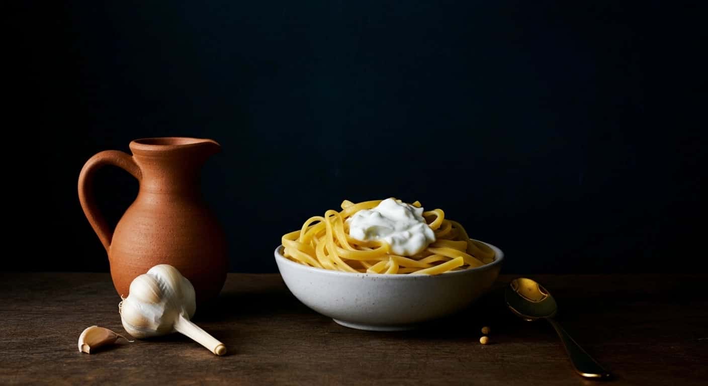 Macarona bil Laban: Die Cremigen Knoblauch-Joghurt-Nudeln Für Den Späten Heißhunger