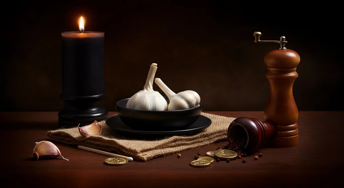 The Garlic Hex A Petty Curse for People Who Talk During Movies