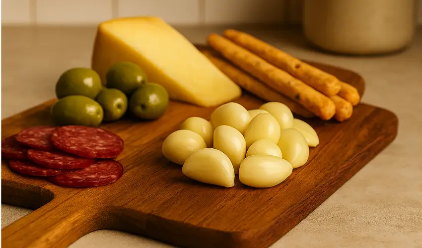 Knoblauch-Produktfeature