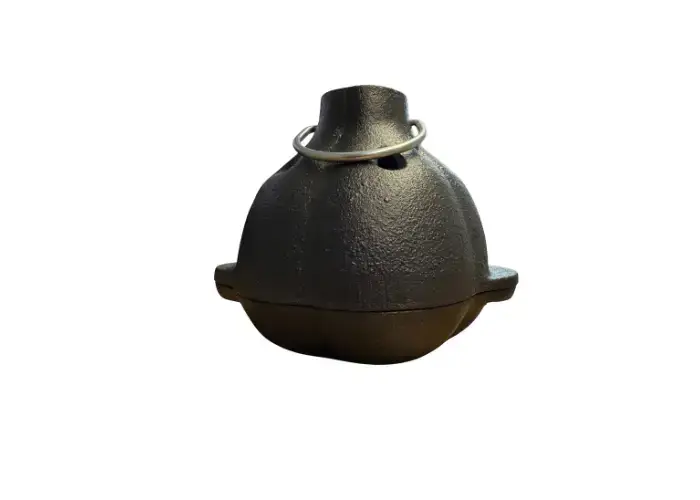 Asador de ajos de hierro fundido pre-curado