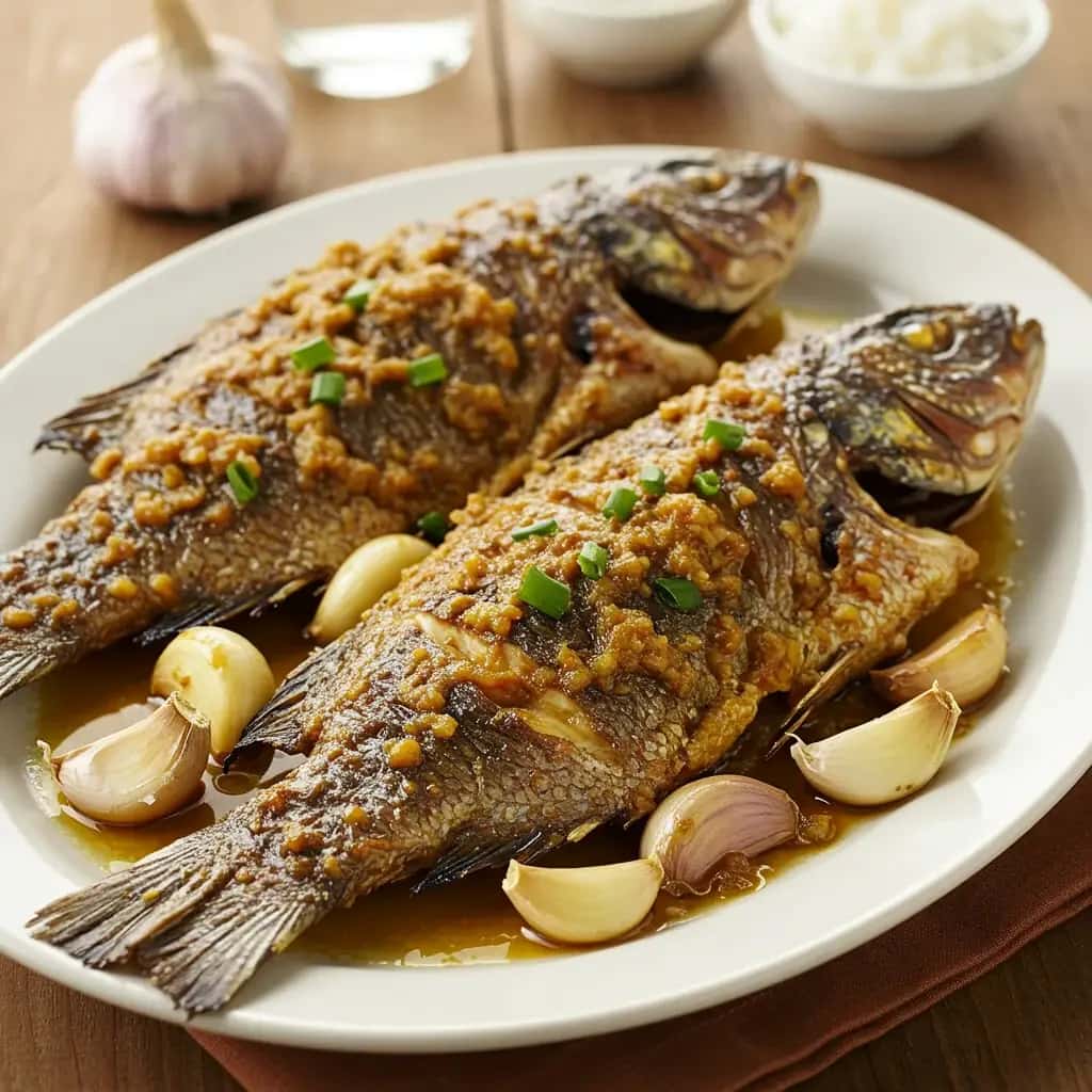 Ein Vorgeschmack auf Abidjan: Der ultimative gegrillte Fisch für Knoblauchliebhaber