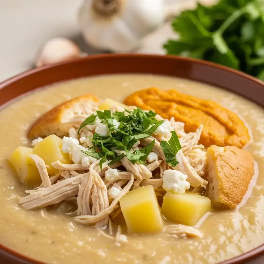 Со столов Трухильо: Чесночный суп божественного богослова (Sopa Teóloga)