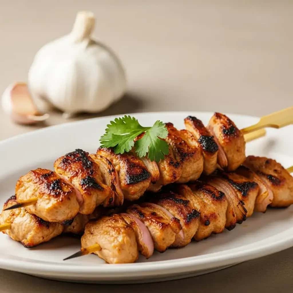 Das ruas do Peru: espetos de frango com alho escaldante (Brochetas de Pollo)