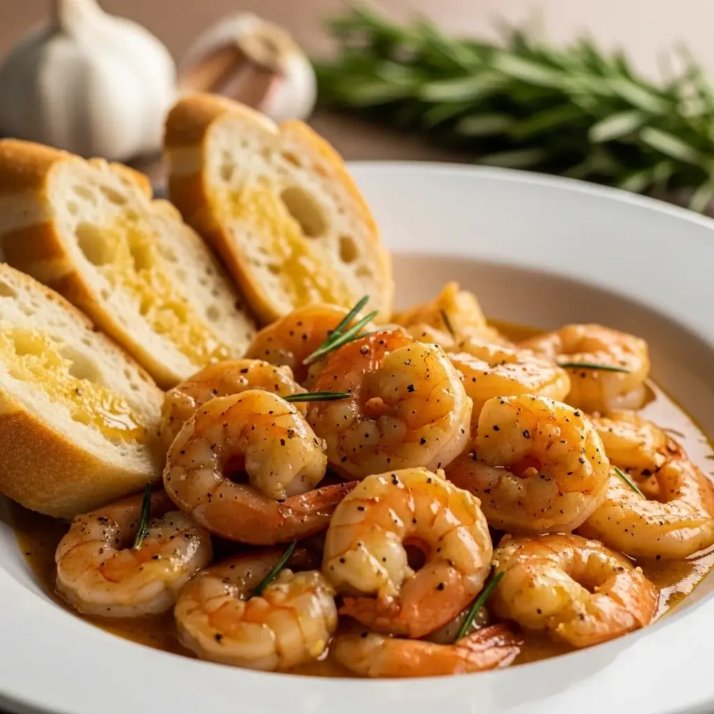 Sabor grande e fácil: camarão com alho e churrasco de Nova Orleans