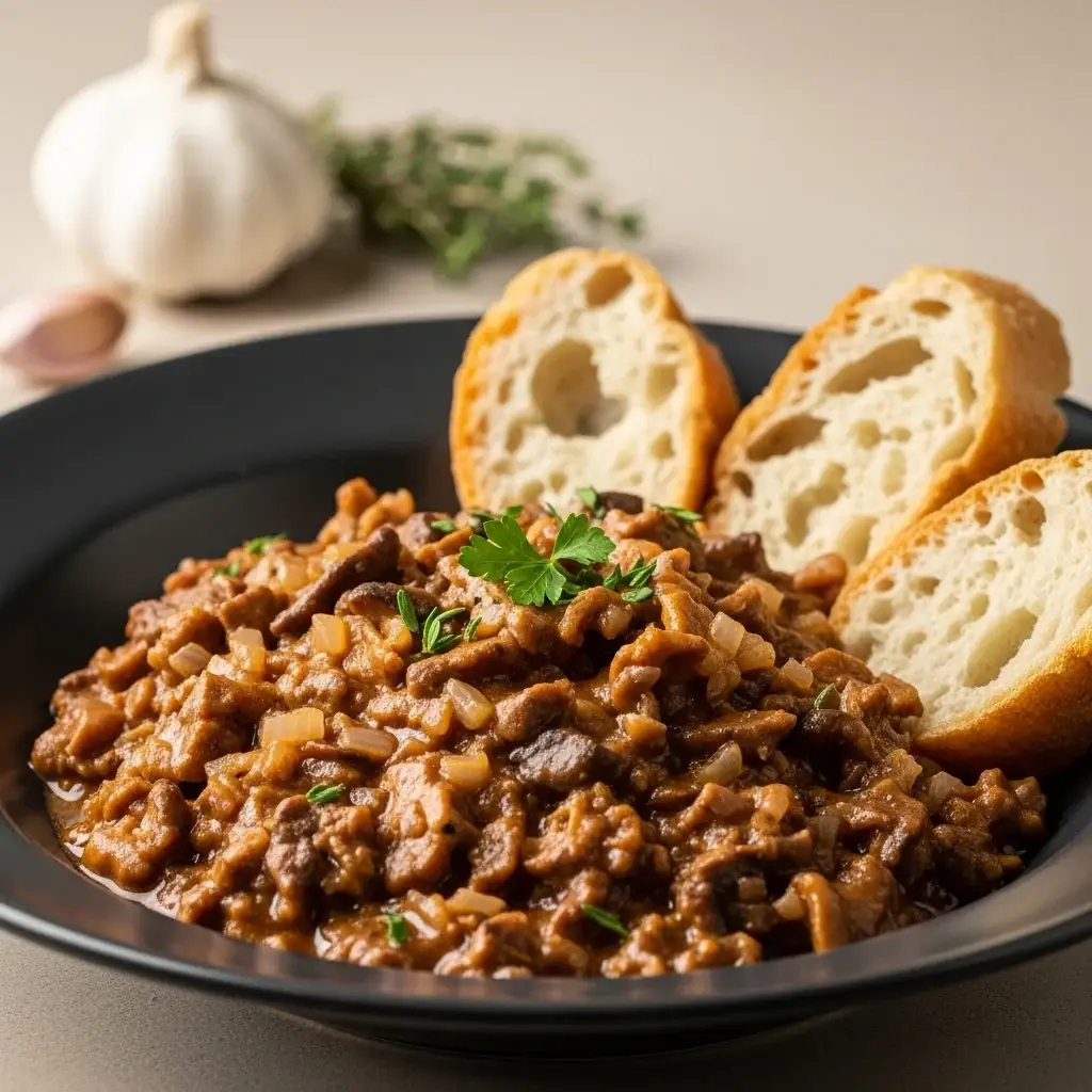 Des forêts de Šariš : un restaurant rustique et chaleureux. Champignon piquant "Mačanka"