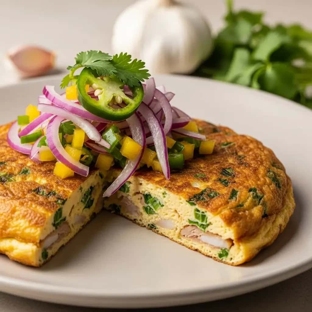Desde las costas de Chiclayo: un sabroso skate & Tortilla de Ajo (Tortilla de Raya)