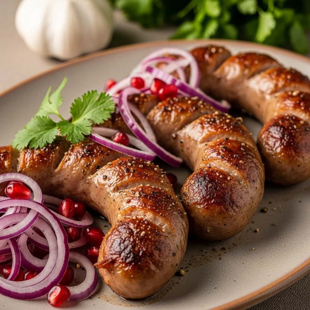 Uma carne de porco & Alho Powerhouse: Autêntica Salsicha Kupati Georgiana