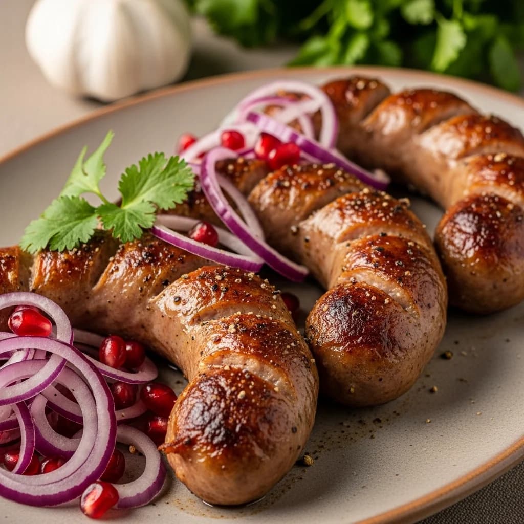 Ein Schweinefleisch & Knoblauch-Kraftpaket: Authentische georgische Kupati-Wurst