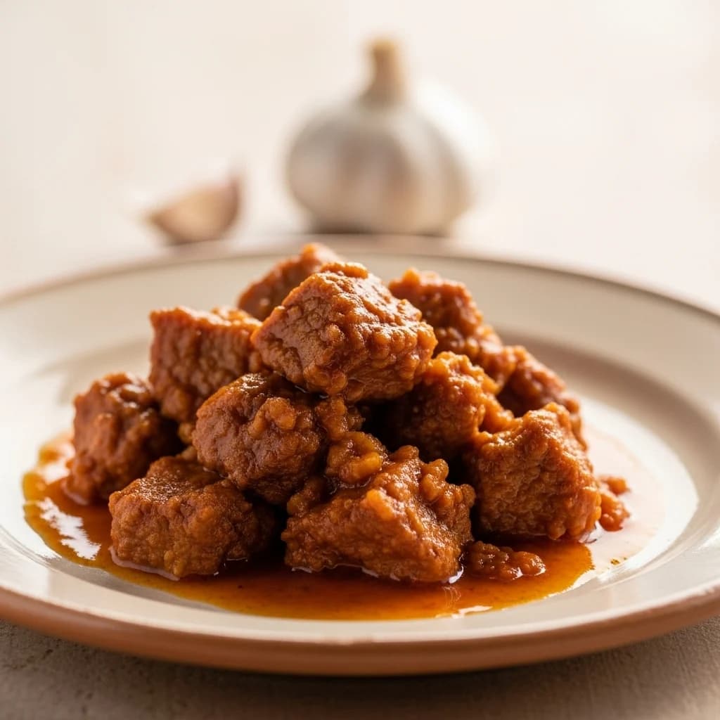 Uma celebração rústica: Oaxaca Chileajo de Cerdo (carne de porco com molho de alho e chile)