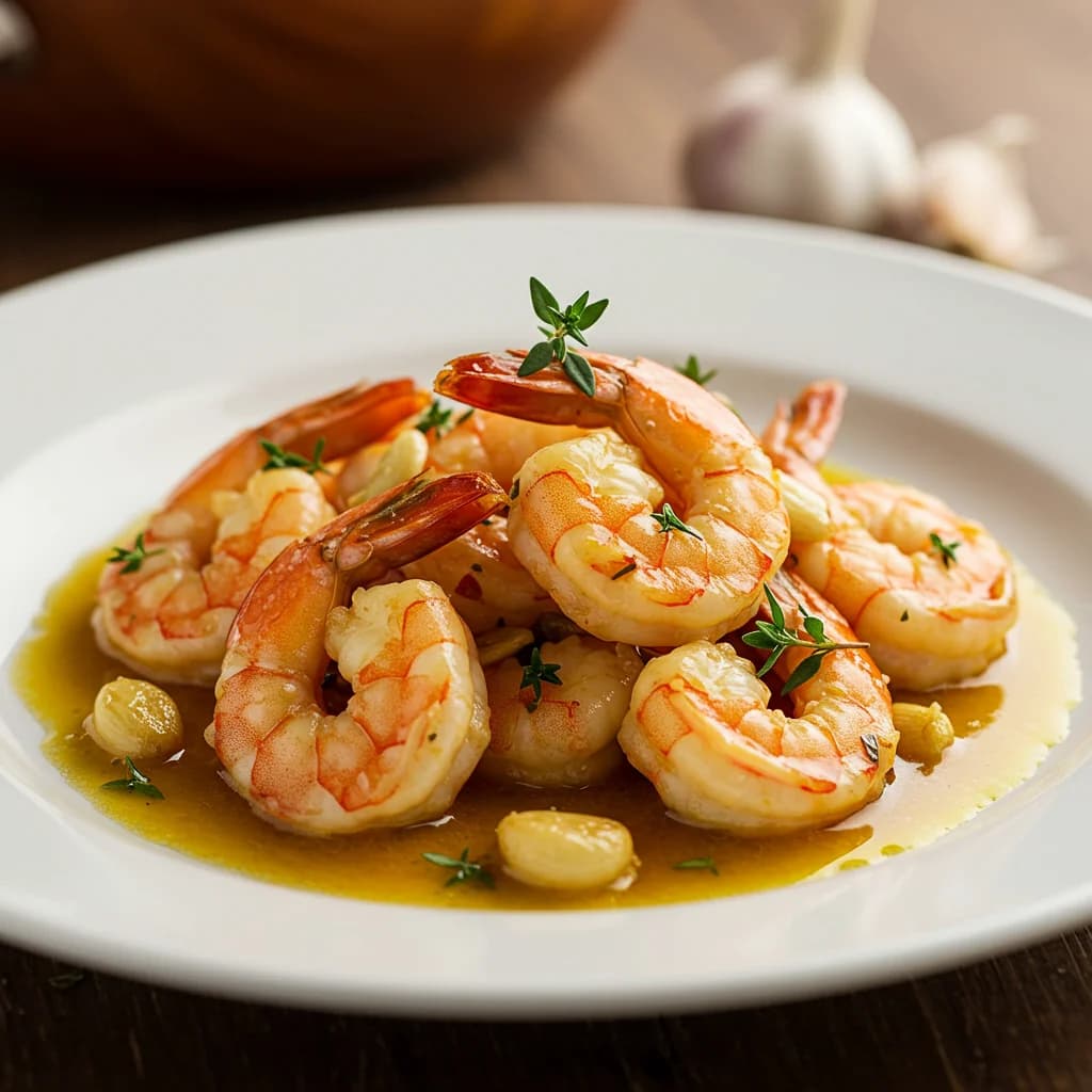 Fiery Jamaican Garlic Butter Shrimp
