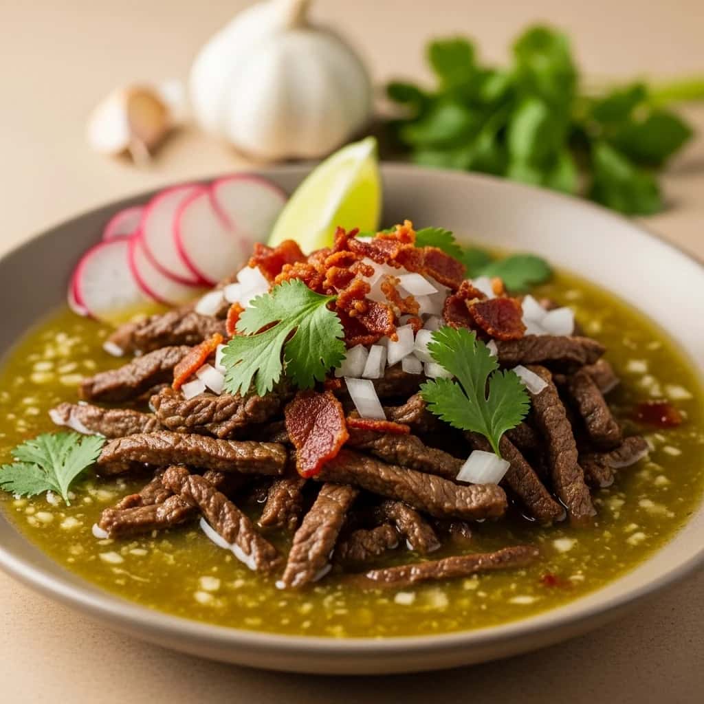 Ein Vorgeschmack auf Jalisco: Rindfleisch im eigenen Knoblauchsaft (Carne en su Jugo)