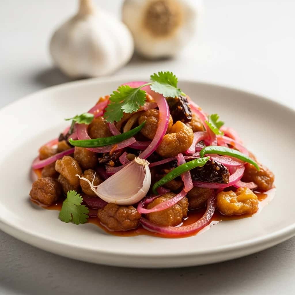 Aus Mexikos Speisekammer: Pikanter eingelegter Knoblauch mit Chile & Kräuter (Ajos Encurtidos)