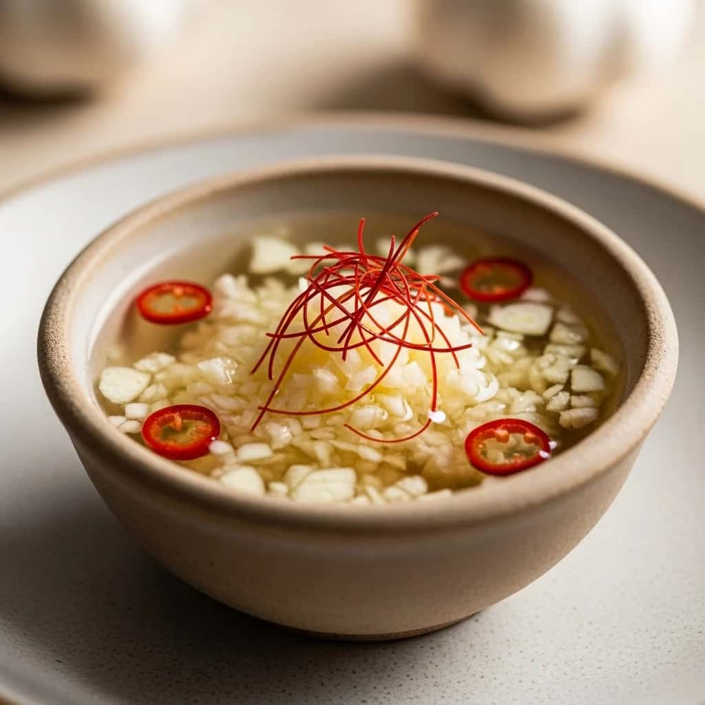 Ein kreolischer Klassiker: Mauritius' pikantes Knoblauchwasser (Lasauce L'ail)