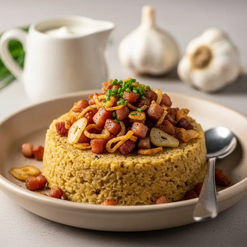 Do Lareira Eslovaca: Batata Saudável & Mingau de Alho (Zemiaková Fučka)