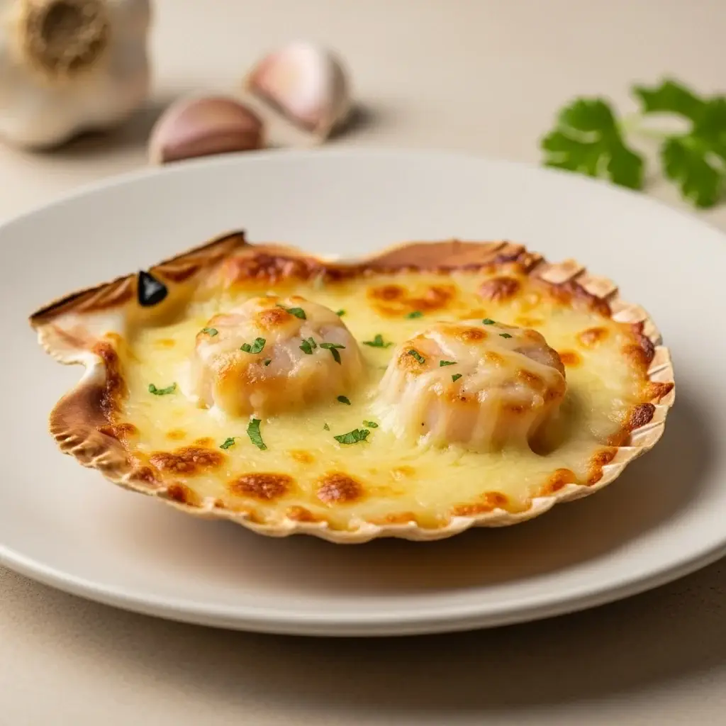From Lima's Coast: Garlicky Baked Scallops with Parmesan (Conchitas a la Parmesana)