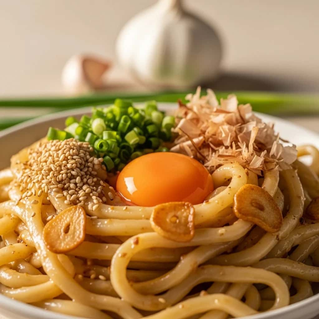 Noodle Nirvana: Japan's Quick & Creamy Garlic Butter Udon