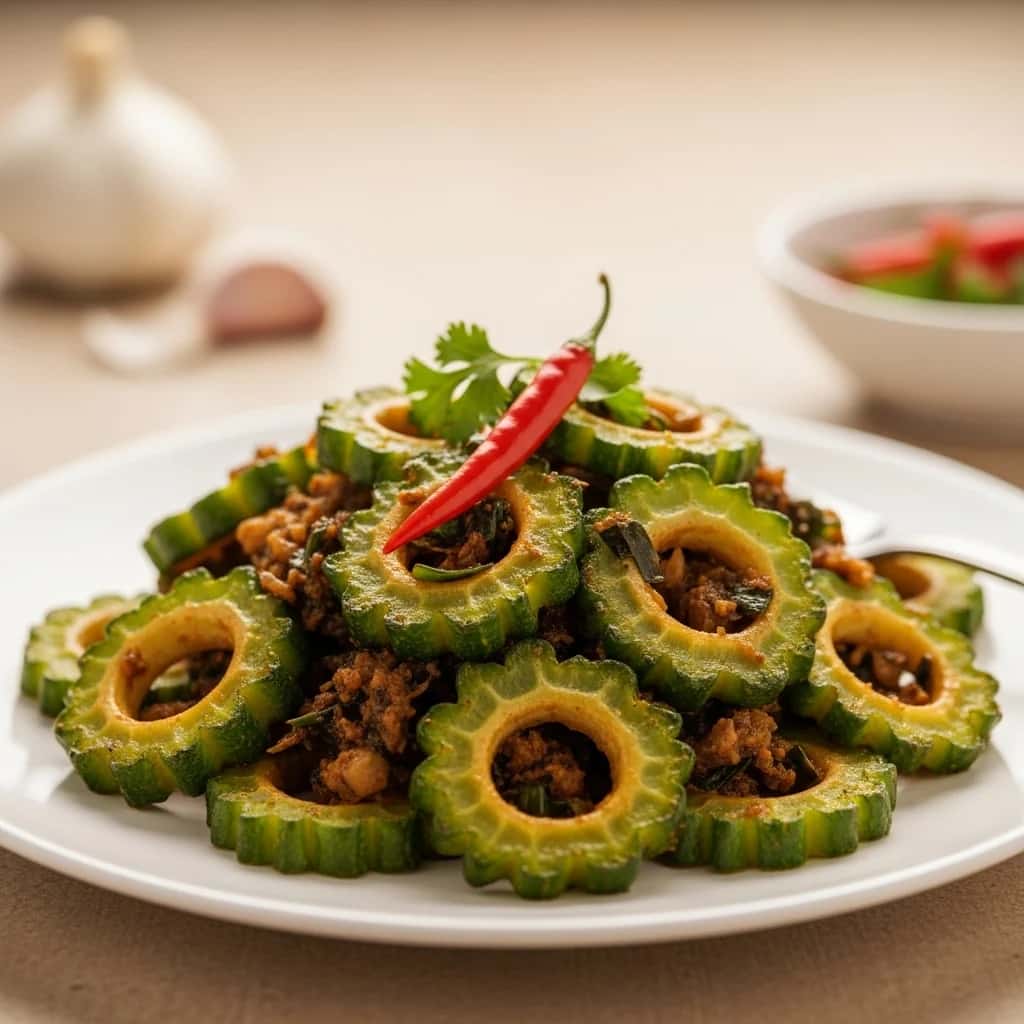 Un délice croquant : courge de lierre à l'ail à la manière du sud de l'Inde