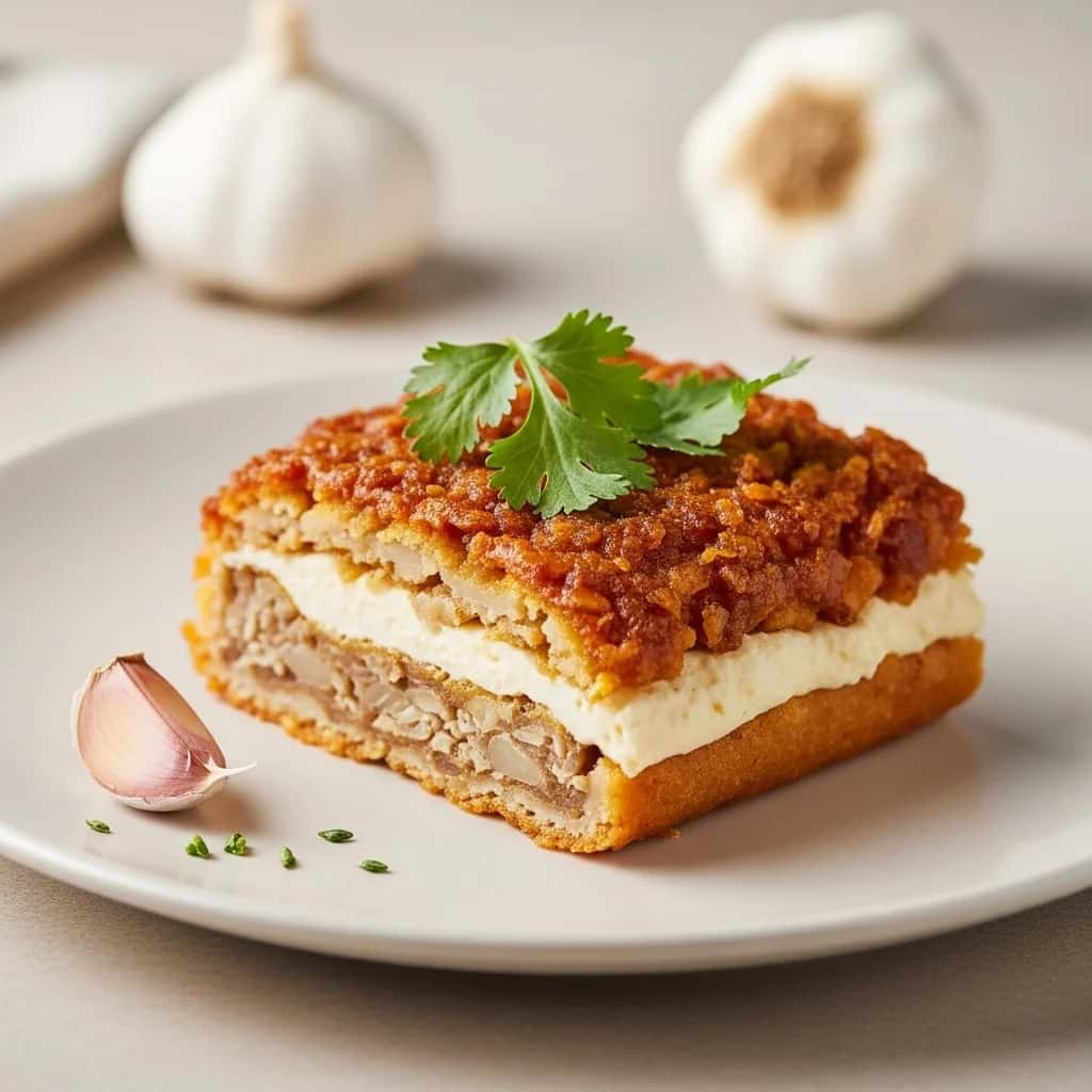 Um toque saboroso em um doce clássico: Capirotada com alho do México