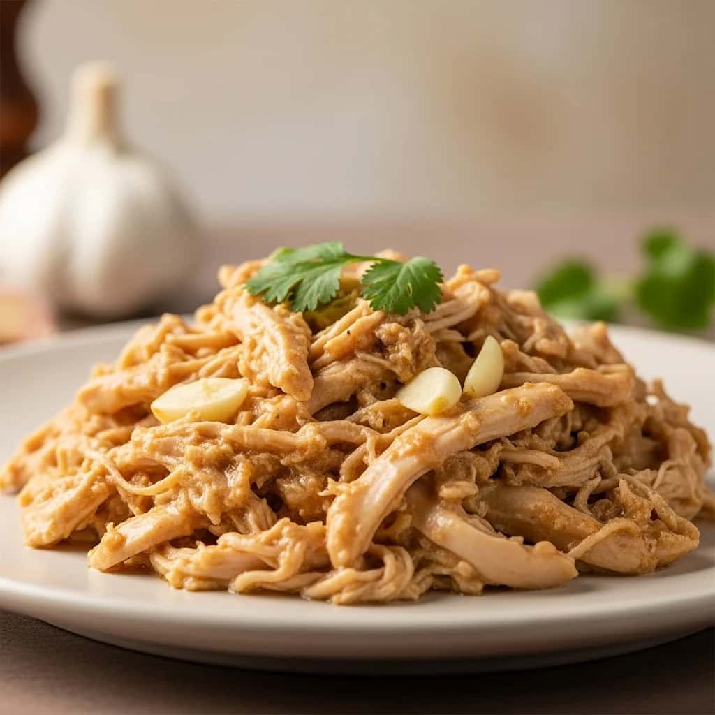 Delícia Fumegante do México: Frango Cremoso com Chipotle e Alho