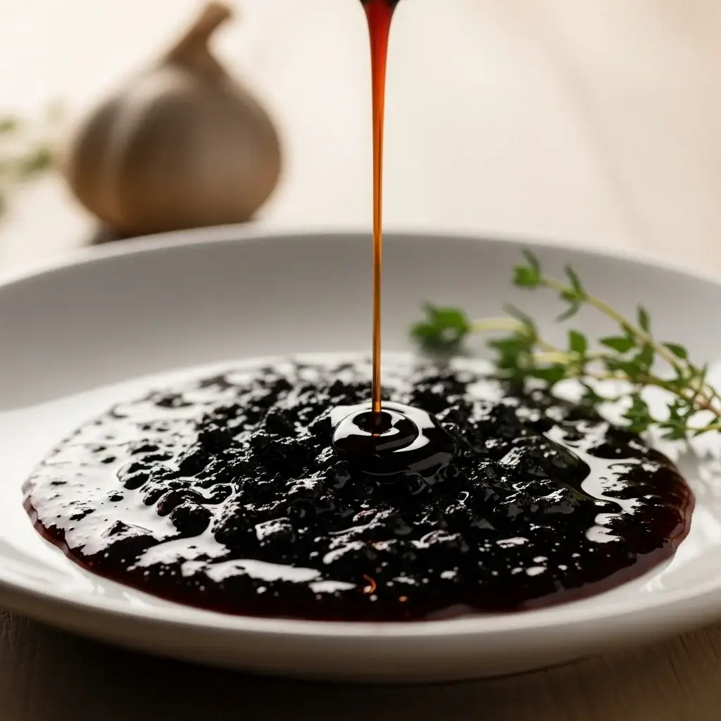 Do estado da Estrela do Norte: um homem rico e rico. Vinagrete de alho preto picante