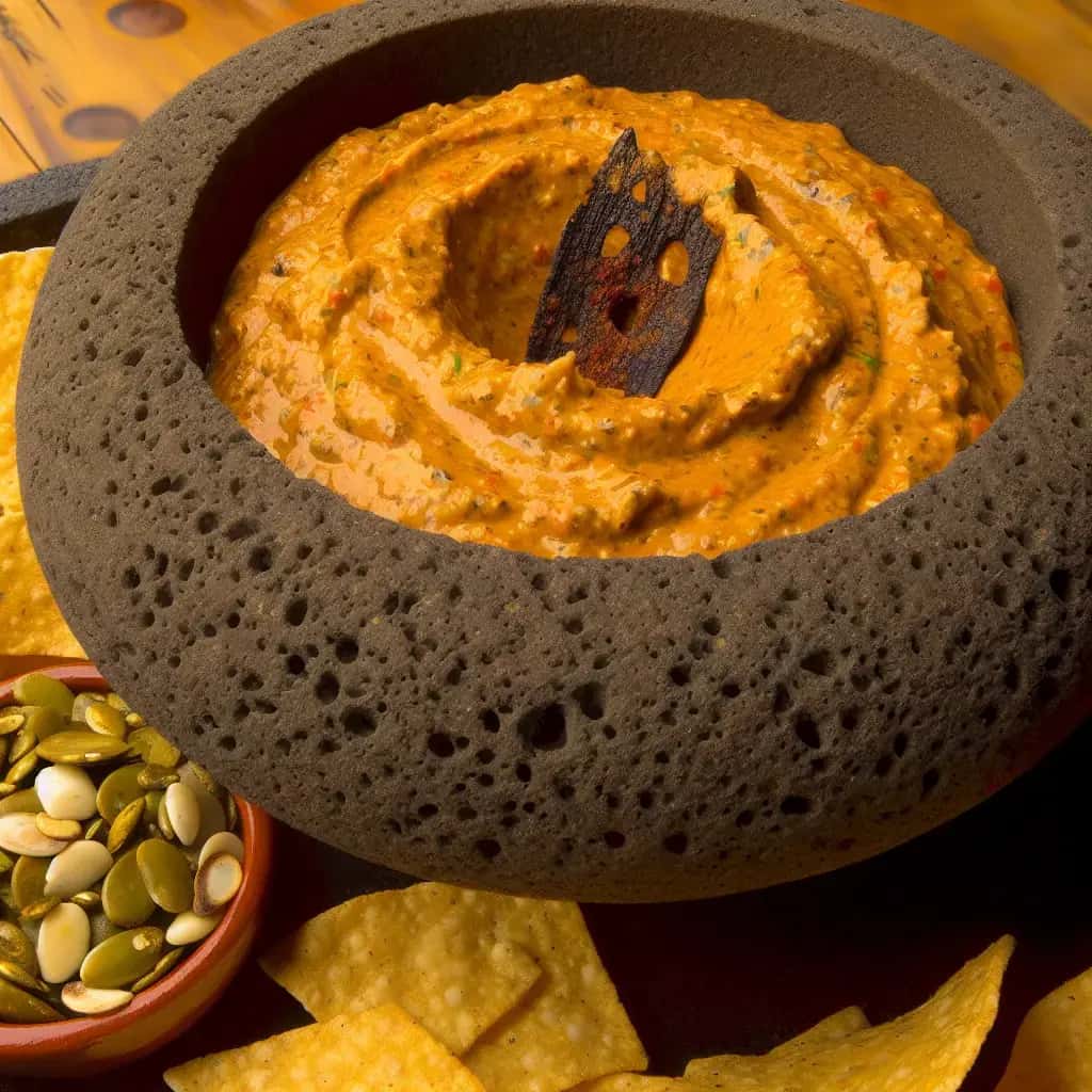 A Mayan Marvel: Yucatán's Toasted Pumpkin Seed & Garlic Dip (Sikil P'aak)