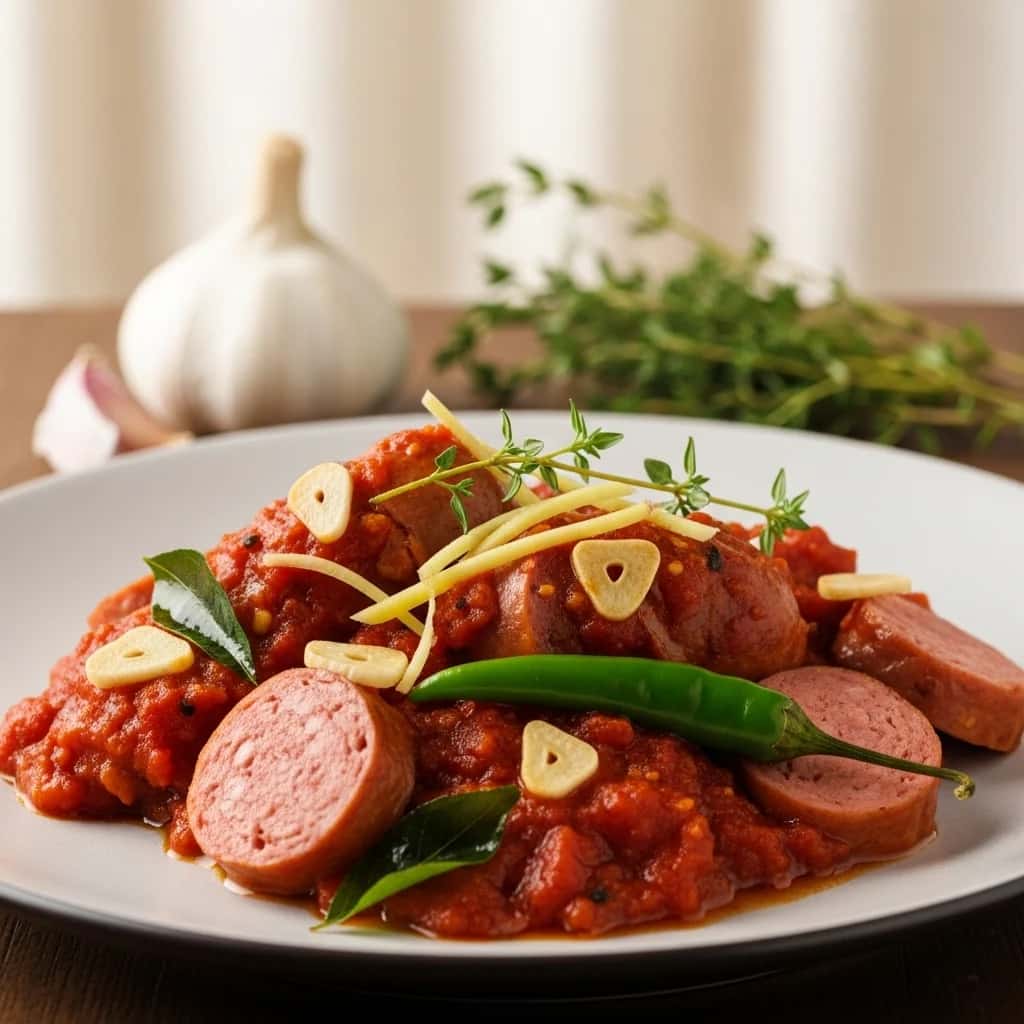 A Taste of the Islands: Hearty Mauritian Sausage Rougaille