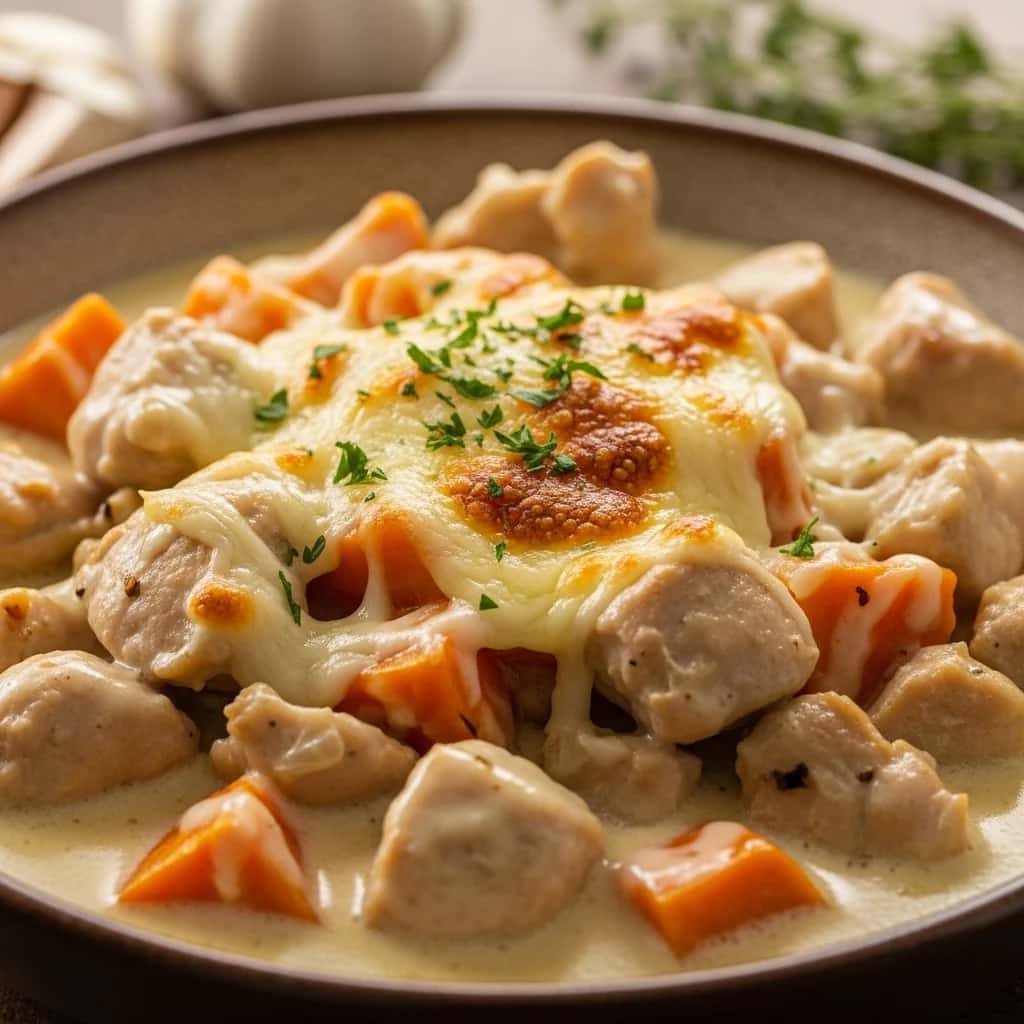 Da Geórgia ao Japão: o melhor frango cremoso com alho (Shkmeruli)