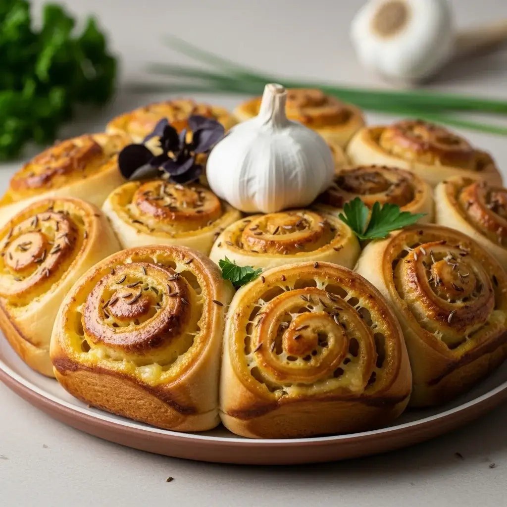 Tourbillons savoureux de Slovaquie : nids de guêpes à l'ail (Cesnakové Osie Hniezda)