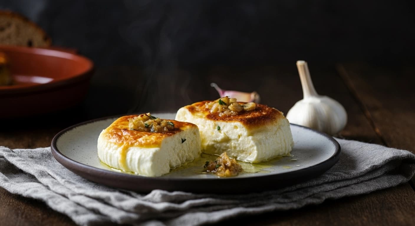 Balkan-Backgenuss: Bulgarischer Sirene po Shopski mit Knoblauch