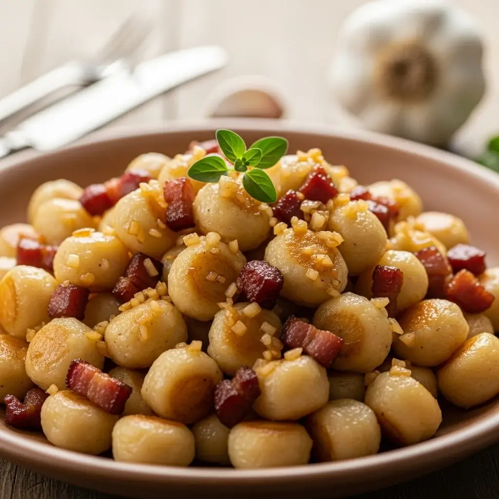 Da cozinha eslovaca: alho e alho saudáveis Bolinhos de Batata (Cesnakové Strapačky)