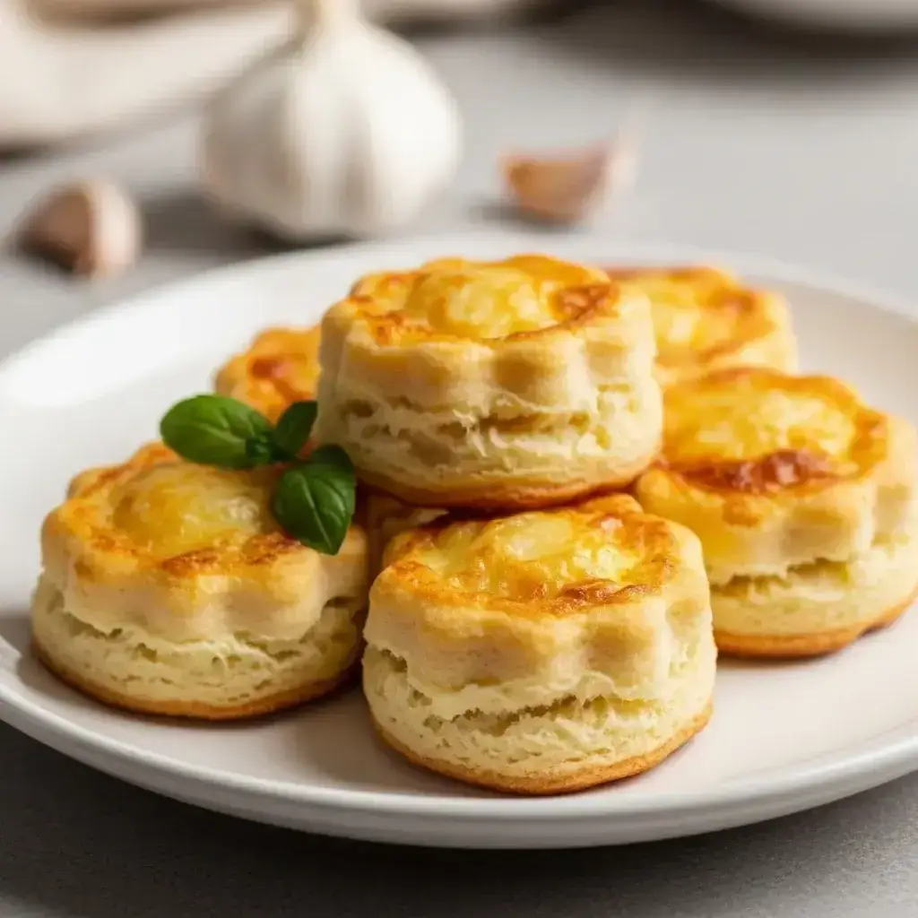 A Slovakian Snack Attack: Quick Garlic & Cheese Drop Biscuits (Cesnakové Pagáčiky)