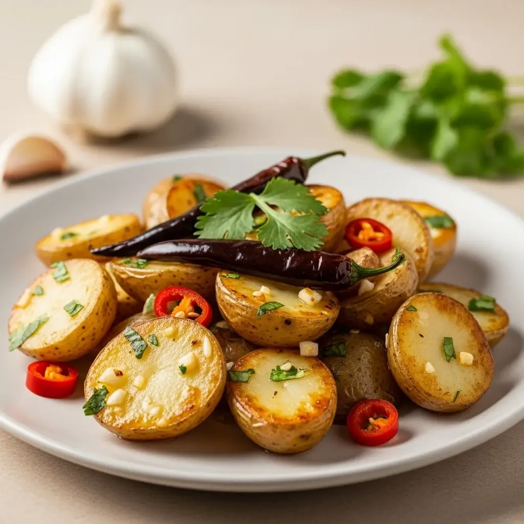 Mexikos Antwort auf langweilige Kartoffeln: Feurige Guajillo-Knoblauchkartoffeln (Papas al Ajillo)