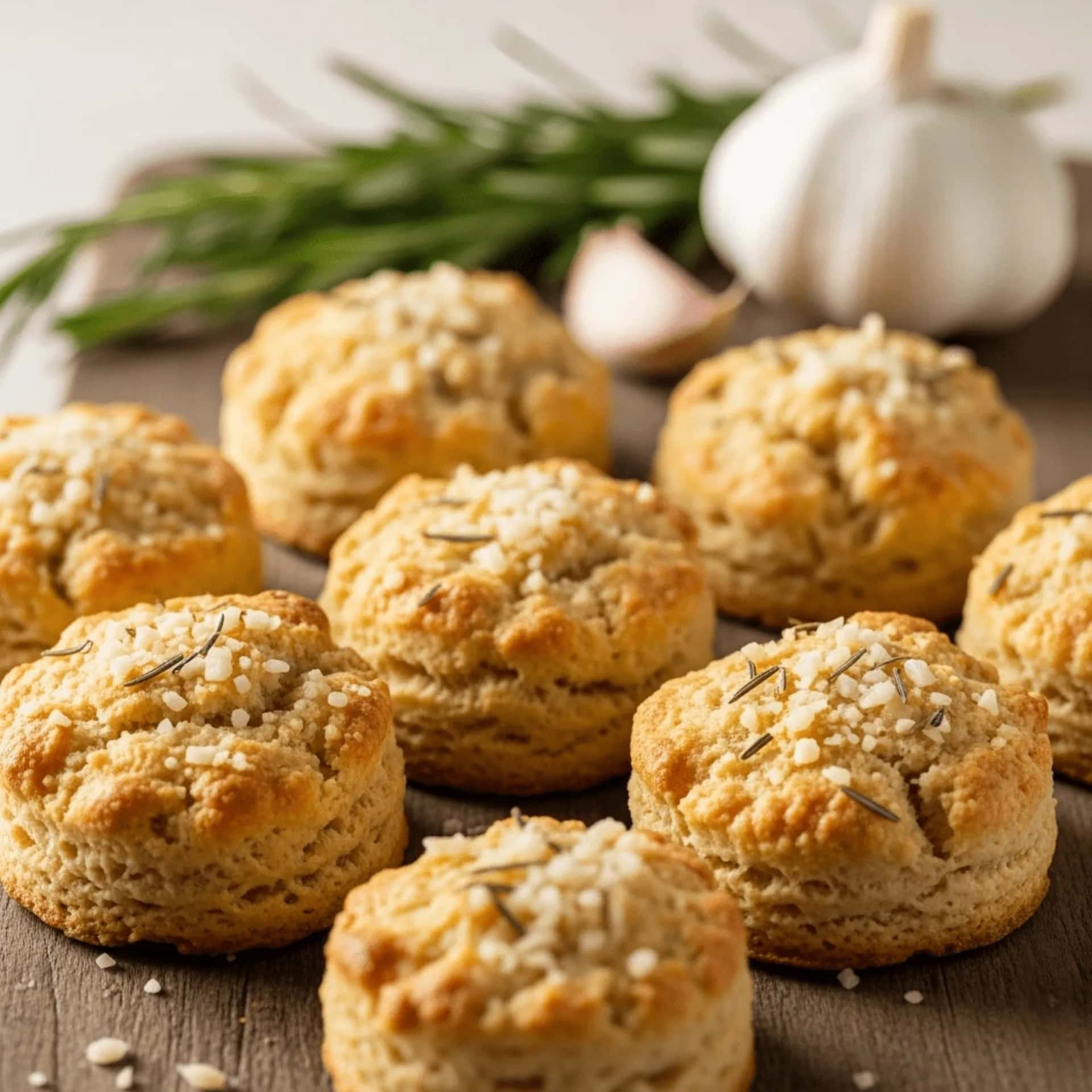 Italian Bites: Savory Garlic & Parmesan Biscuits
