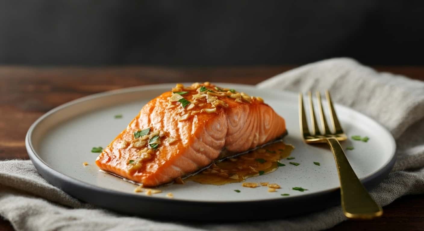 Salmão com Mel e Alho em 20 Minutos para um Jantar de Dia das Mães sem Esforço