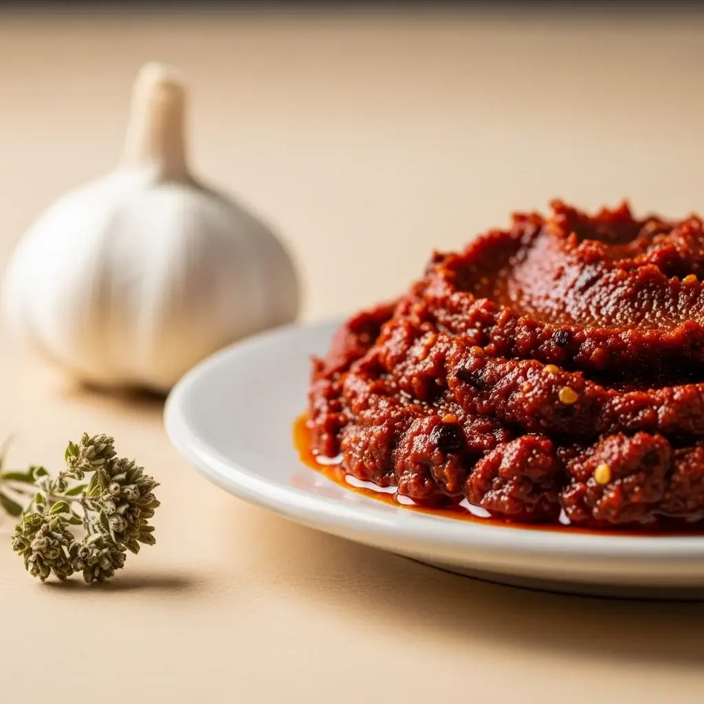 Do Coração do Peru: Um Fogo e Fogo Pasta Chilena de Alho Fumado (Pasta de Ají y Ajo)