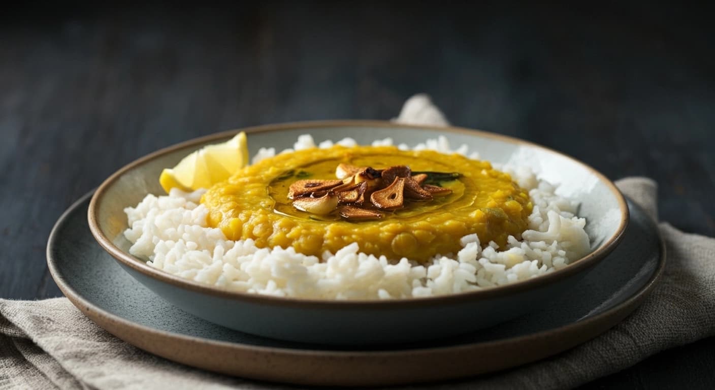 Authentisches Lasooni Dal Rezept (Rauchige Knoblauch-Linsen)