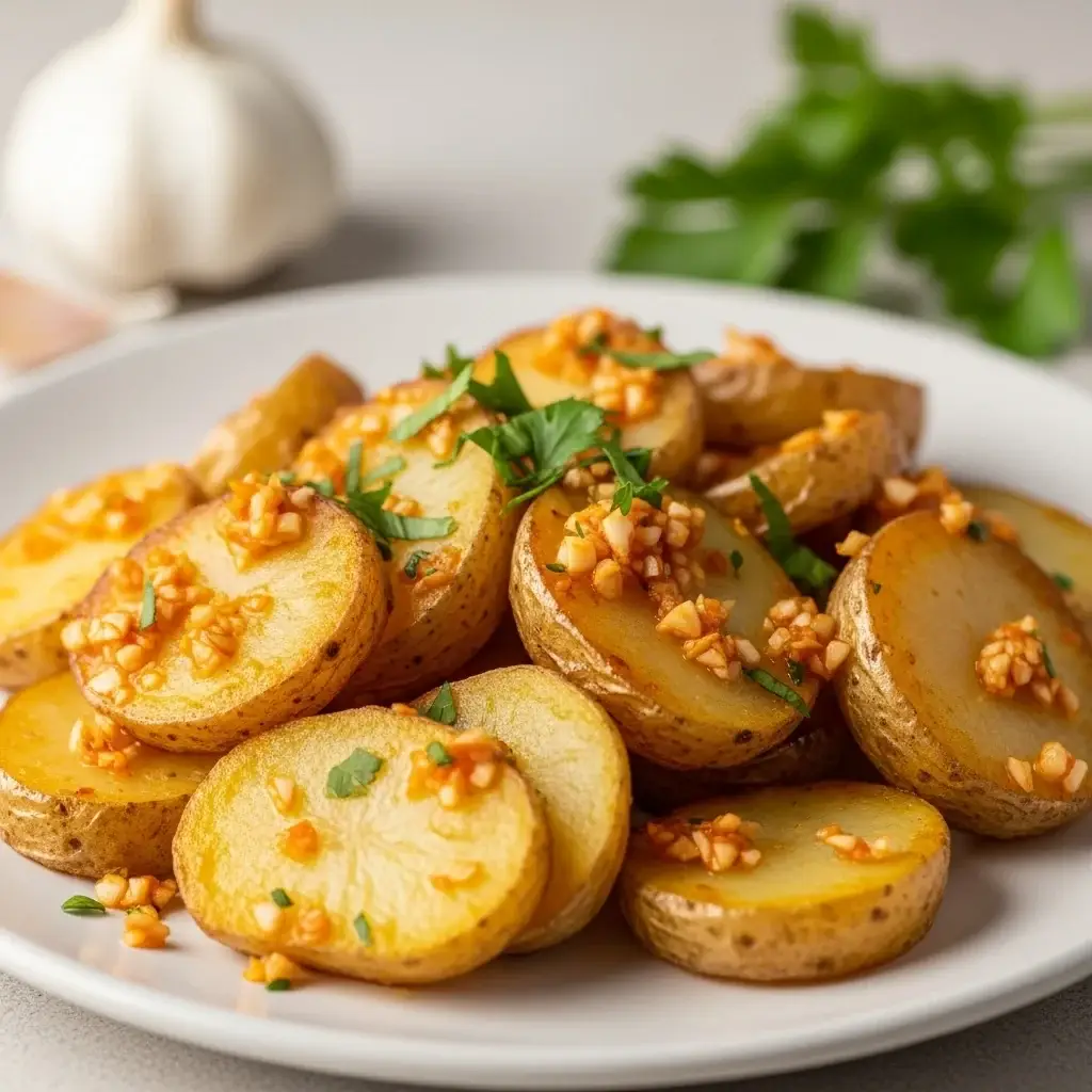 Das cozinhas de Lima: Alho peruano escaldante e amp; Batatas Chilenas (Papas al Ajillo)