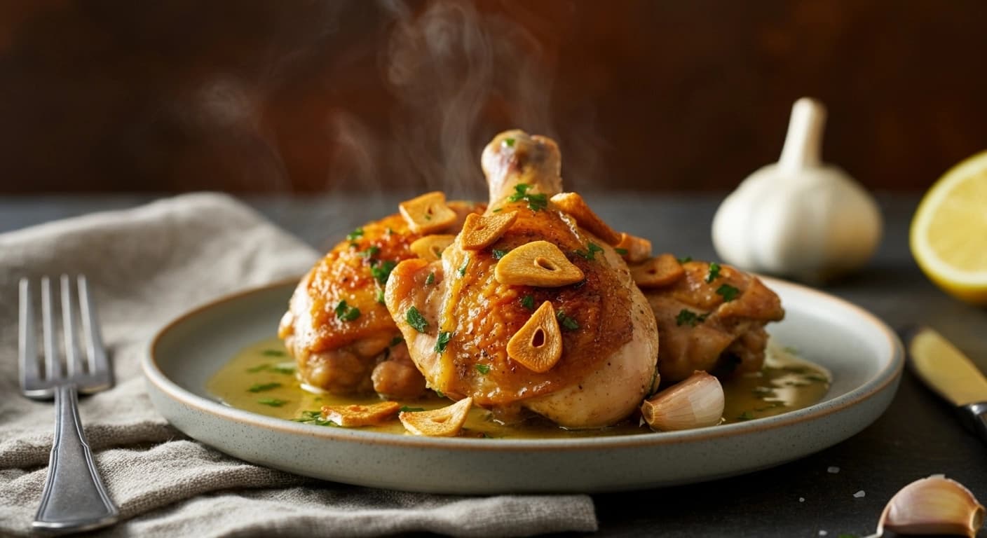 Receita Autêntica de Frango Peruano com Alho (Pollo al Ajillo)