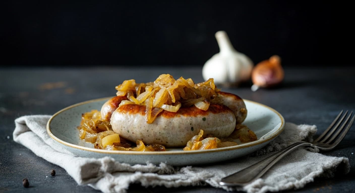 Délice de Pâques Polonais : Saucisse Blanche au Four avec Ail et Oignons
