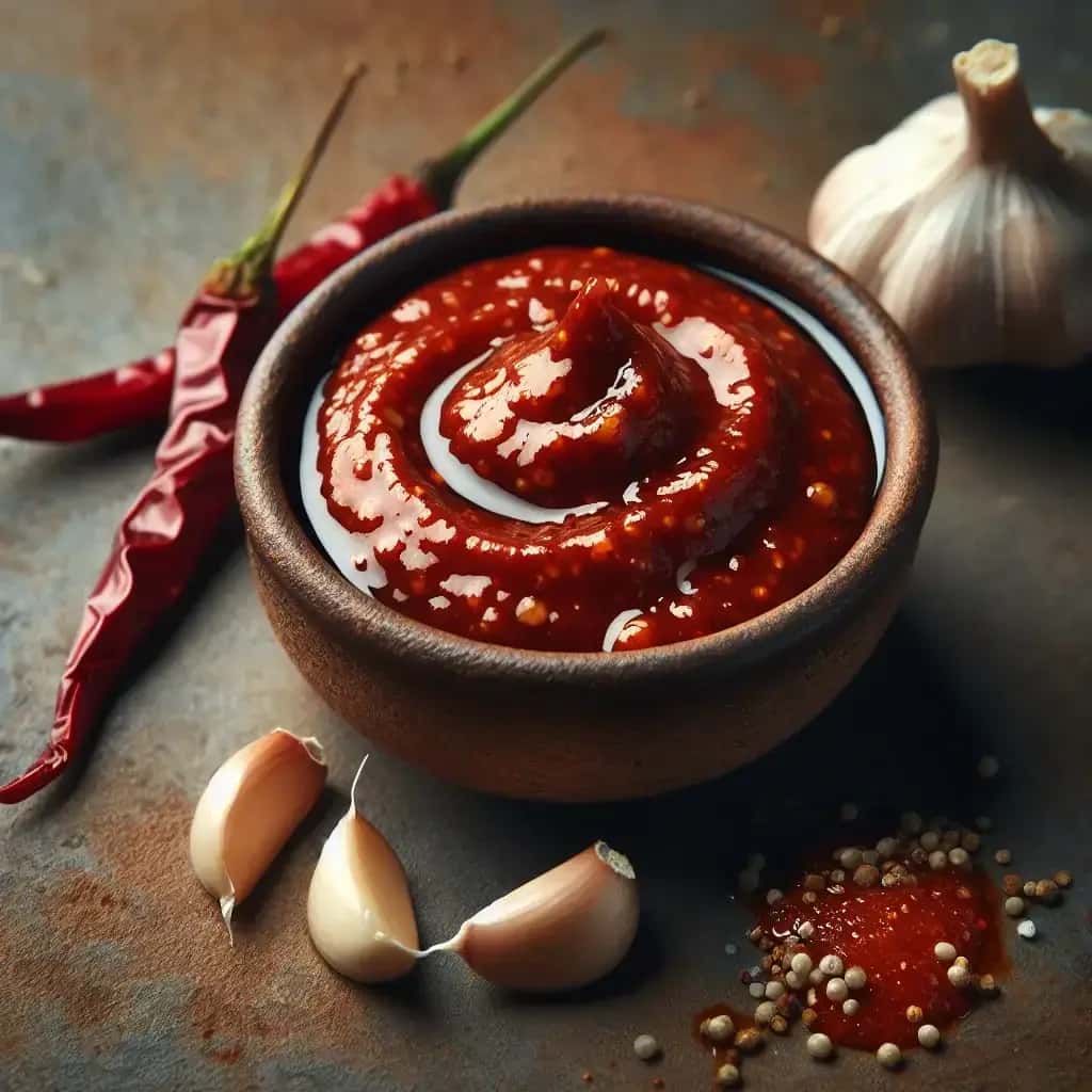 Chutney de alho indiano picante (Lahsun ki Chutney)