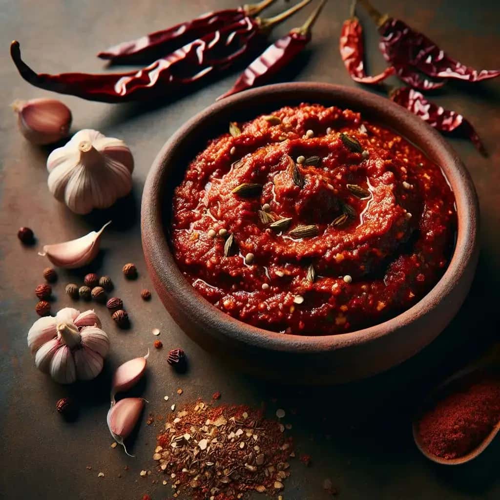 Chutney de alho ardente do Rajastão: um condimento forte