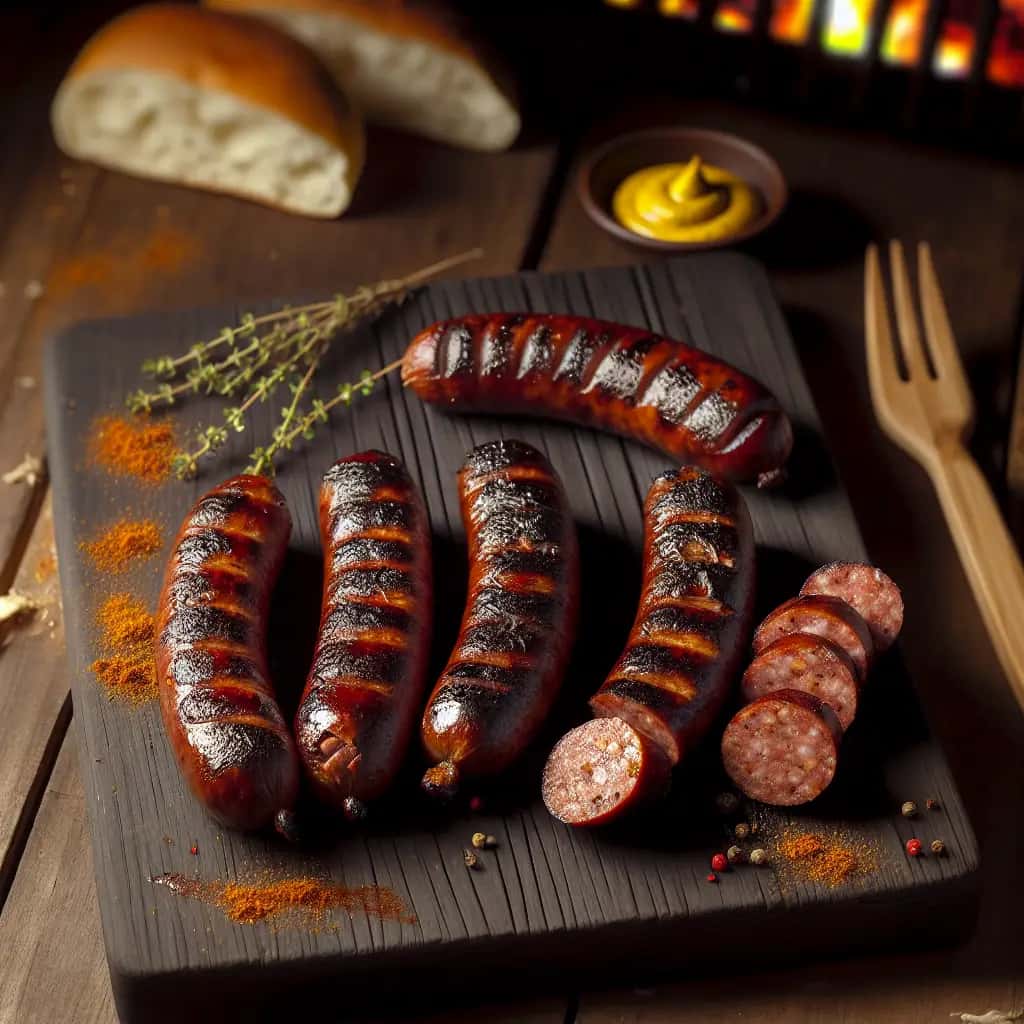 Famosas salsichas grelhadas com alho da Romênia: Mititei (Mici)