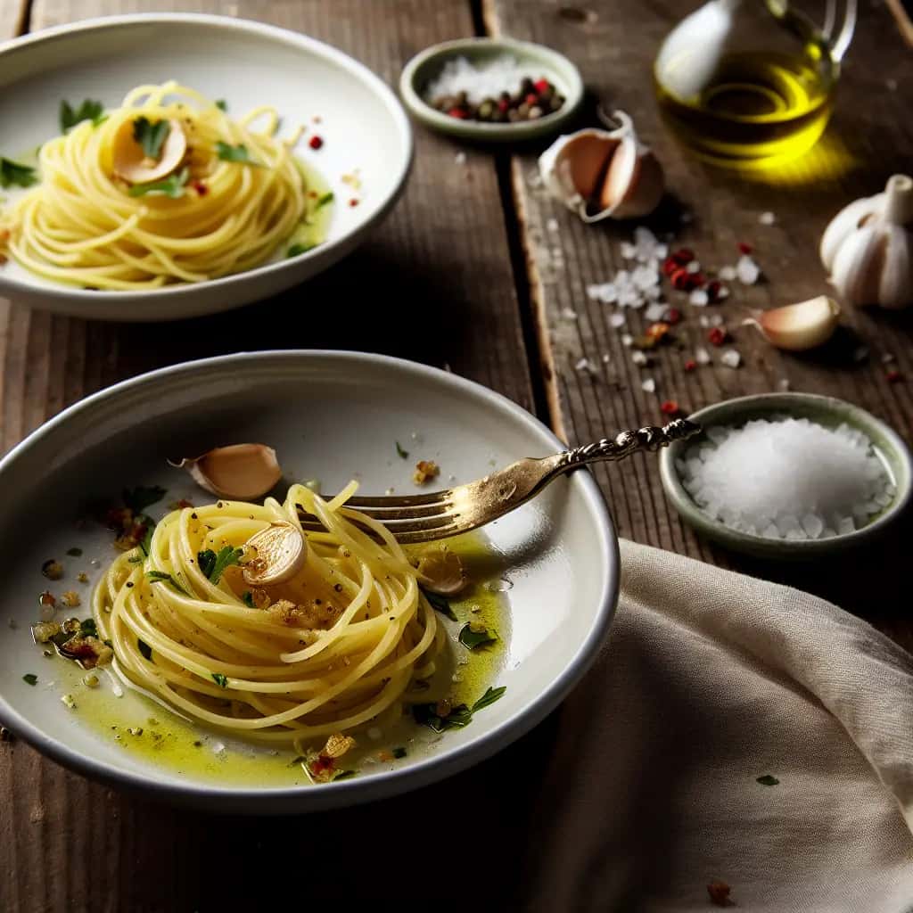 Spaghetti Aglio, Olio e Peperoncino: Das feurige Herz der Knoblauchnudeln