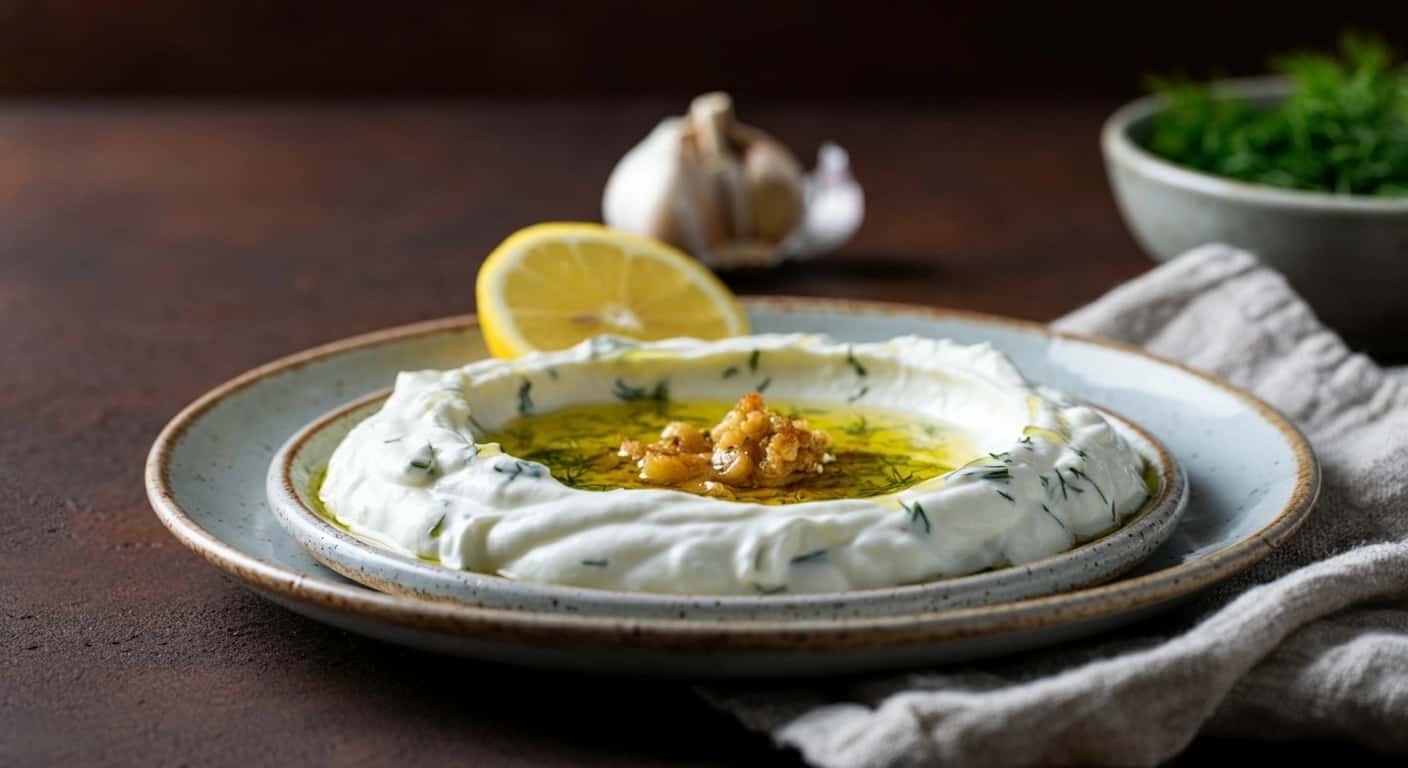 Receita Autêntica de Haydari Turco (O Meze de Alho Cremoso Definitivo)