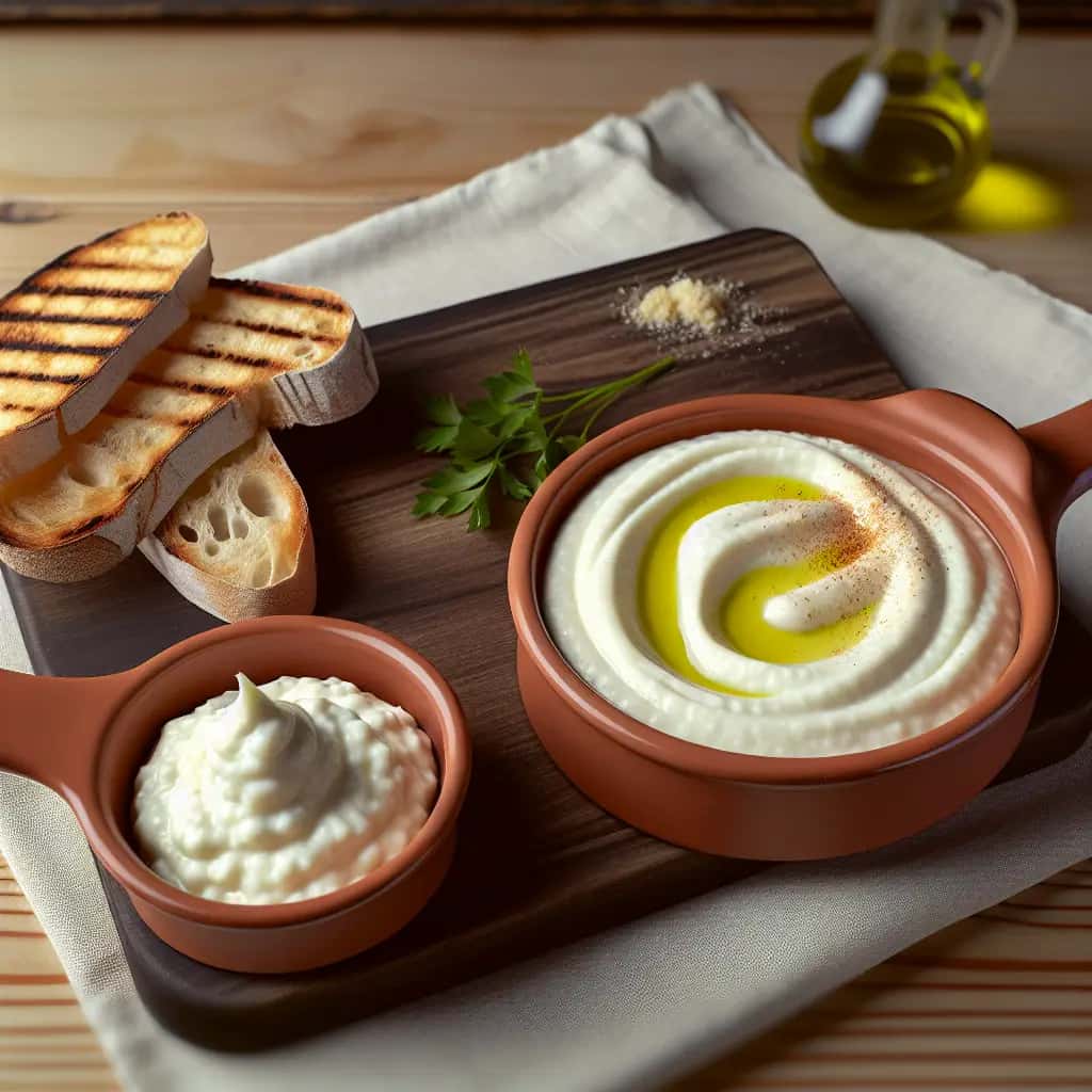 Venezianischer Kabeljau mit Knoblauchcreme (Baccala Mantecato all'Aglio)